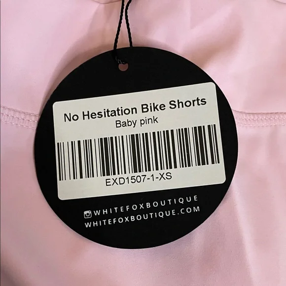 White Fox Pink Shorts and Tote Set - Picture 2 of 7